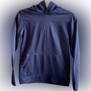 NWT Under Armour Boys Navy Pullover Loose Hoodie Med